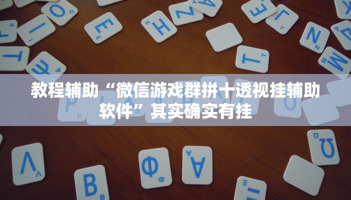 教程辅助“微信游戏群拼十透视挂辅助软件”其实确实有挂 教程辅助“微信游戏群拼十透视挂辅助软件”其实确实有挂