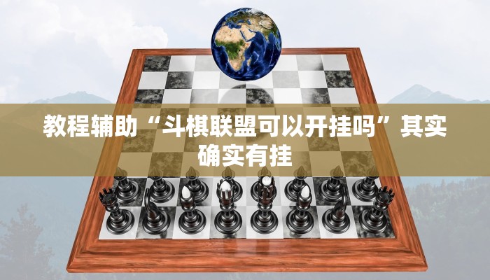 教程辅助“斗棋联盟可以开挂吗”其实确实有挂